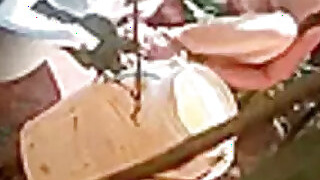 Desi Auntie Outdoor Video