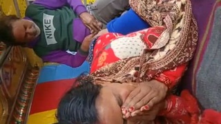 A truck driver has sex with a Desi woman in a raand video