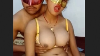 A stunning pair dances and falls in love on camera