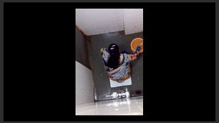 Secretly recorded women in the restroom - Part 2