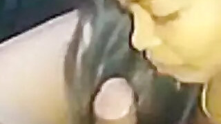 Telugu sex with a blow job in the car