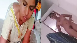 Tamil wife nude after bath, recorded by hubby