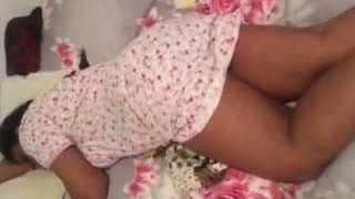 Unclothed woman filmed while asleep