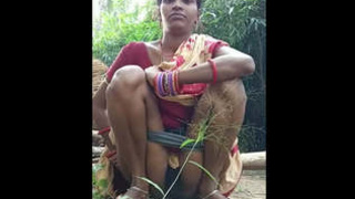 Indian wife films herself urinating in home video