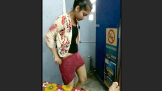 After sexual encounter, attractive Indian woman