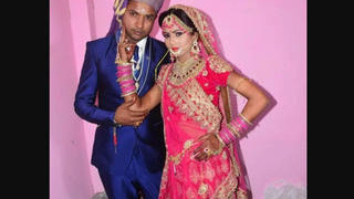 A newly married Indian couple's intimate first night together