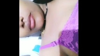 Indian couple dances intimately in private