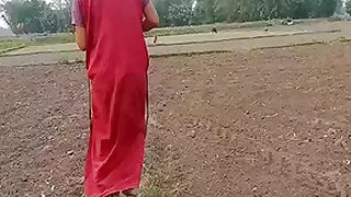 Whore takes dick on farm Desi sex