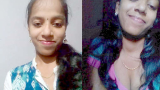 Indian girl's intimate pleasure: Desi-style oral and manual stimulation