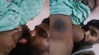 Tamil Wife Sucking Husband's Tits