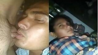 Desi Bhabhi Licking Husband's Pussy