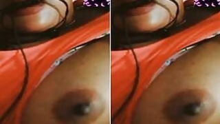Horny Shows Tits and Pussy On Video Call Part 2