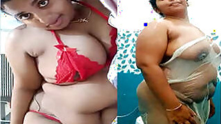 Sexy Mallu Bhabhi Bathing and Dancing Part 3