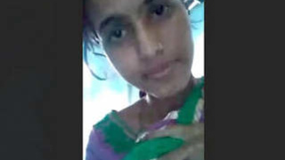 Nepalese girl's breasts and intimate parts on display