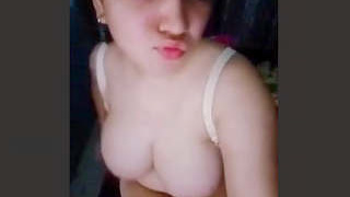 Aroused married woman dances naked