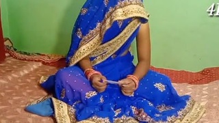 A village bhabi eagerly anticipates a man's arrival